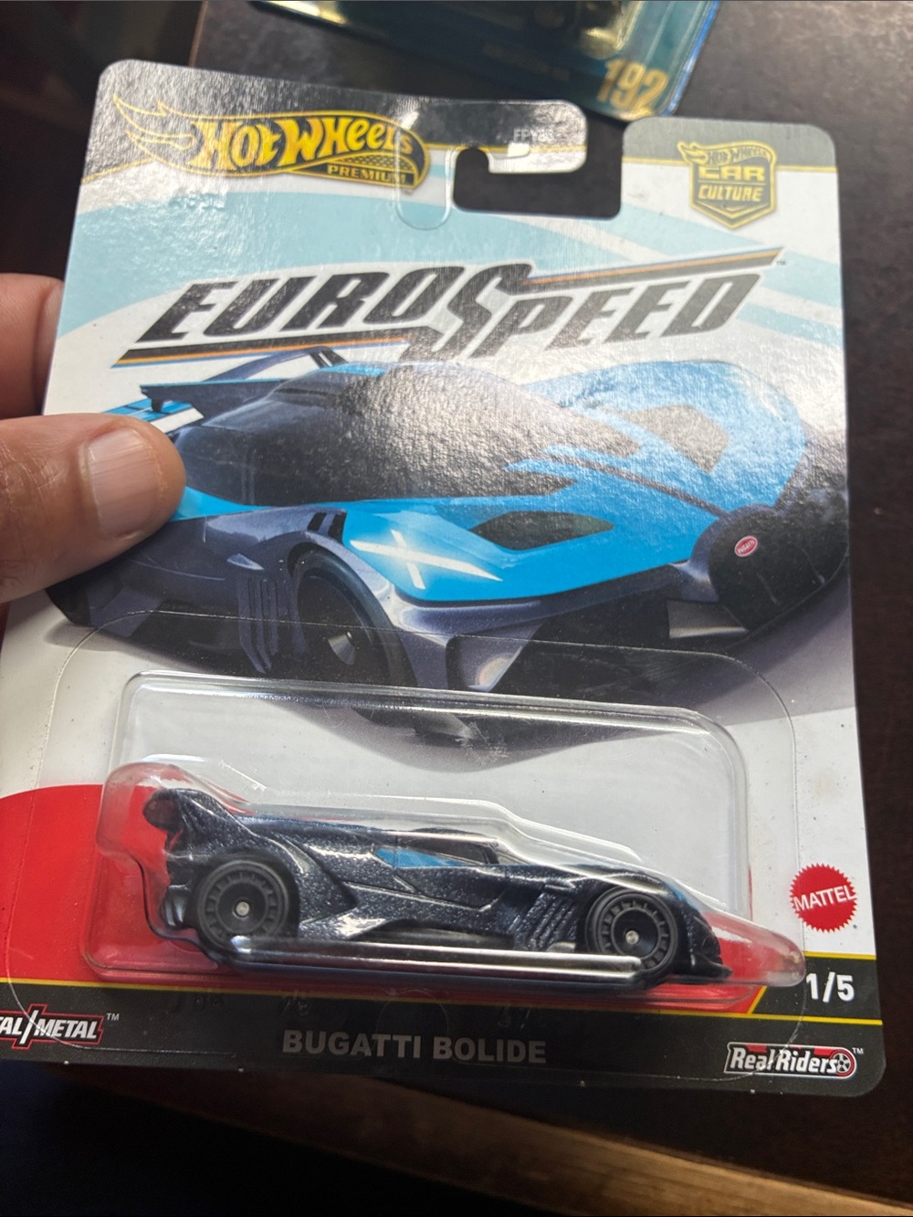 Mattel Hot Wheels EuroSpeed Bugatti Bolide - Blue & Black